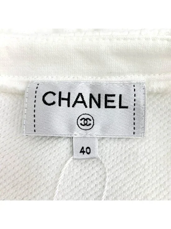 Chanel white cotton sweatshirt - Picture 5 of 7